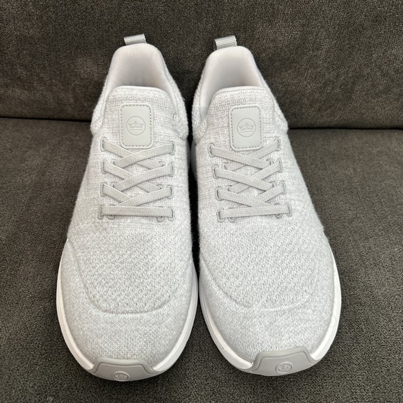 Peter Millar Tellustride Sneaker Men 8.5 Platinum Grey Slip On Crown Sport Shoe - Picture 5 of 8